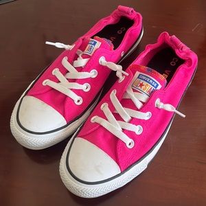 Hot Pink Slip-On Converse